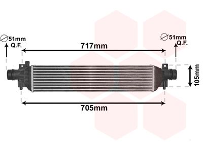 VAN WEZEL Интеркулер 37004650